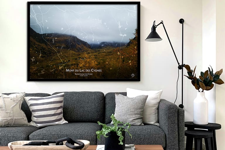 Lac des Cygnes Trail Viewpoint 30x20 Landscape Photo Thumbnail Image